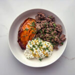 Viral Sweet Potato Ground Beef Cottage Cheese Bowl (Easy High-Protein Lunch)